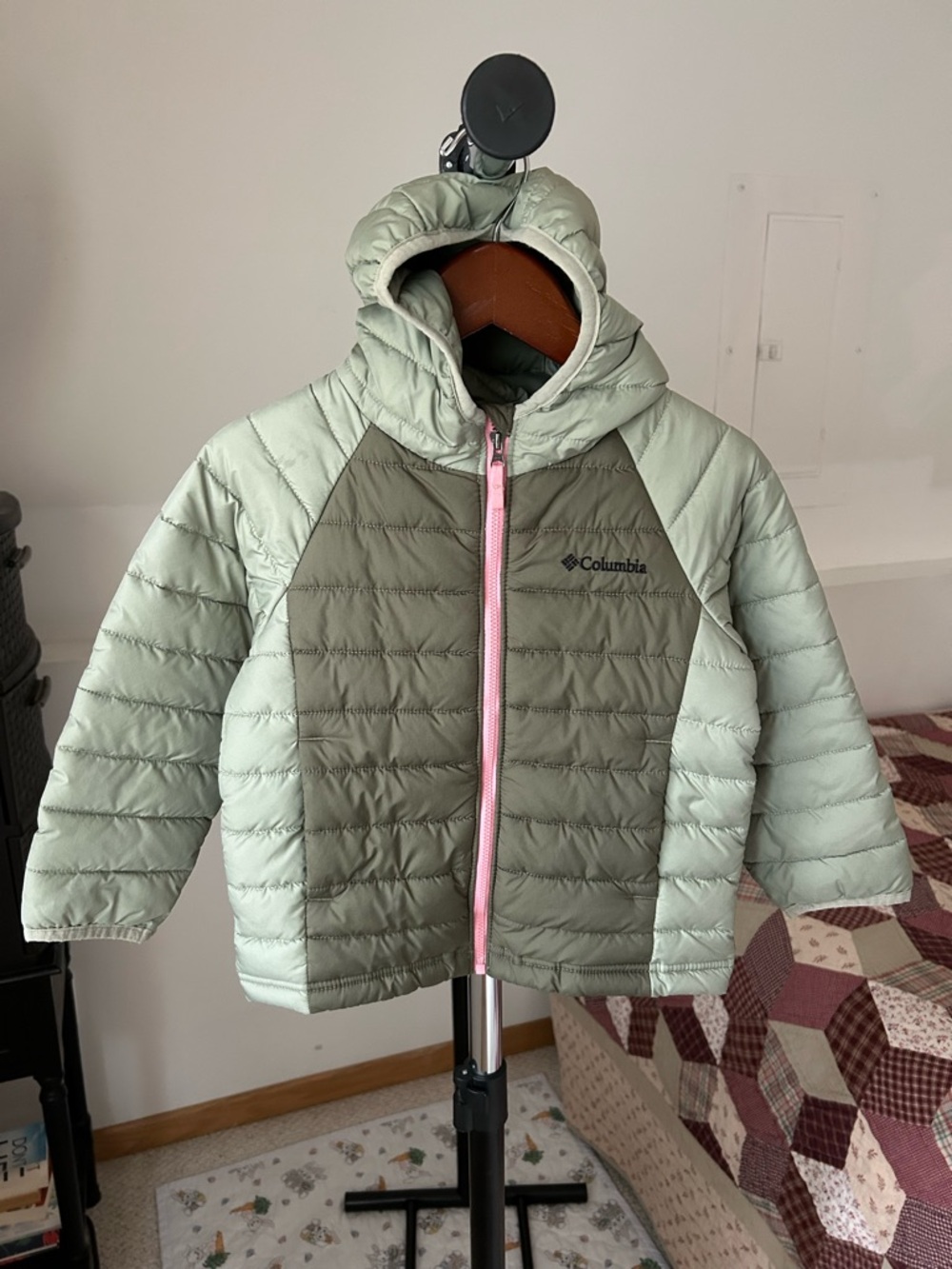 Columbia Powder Lite Hooded Puffer Jacket Kids 4T